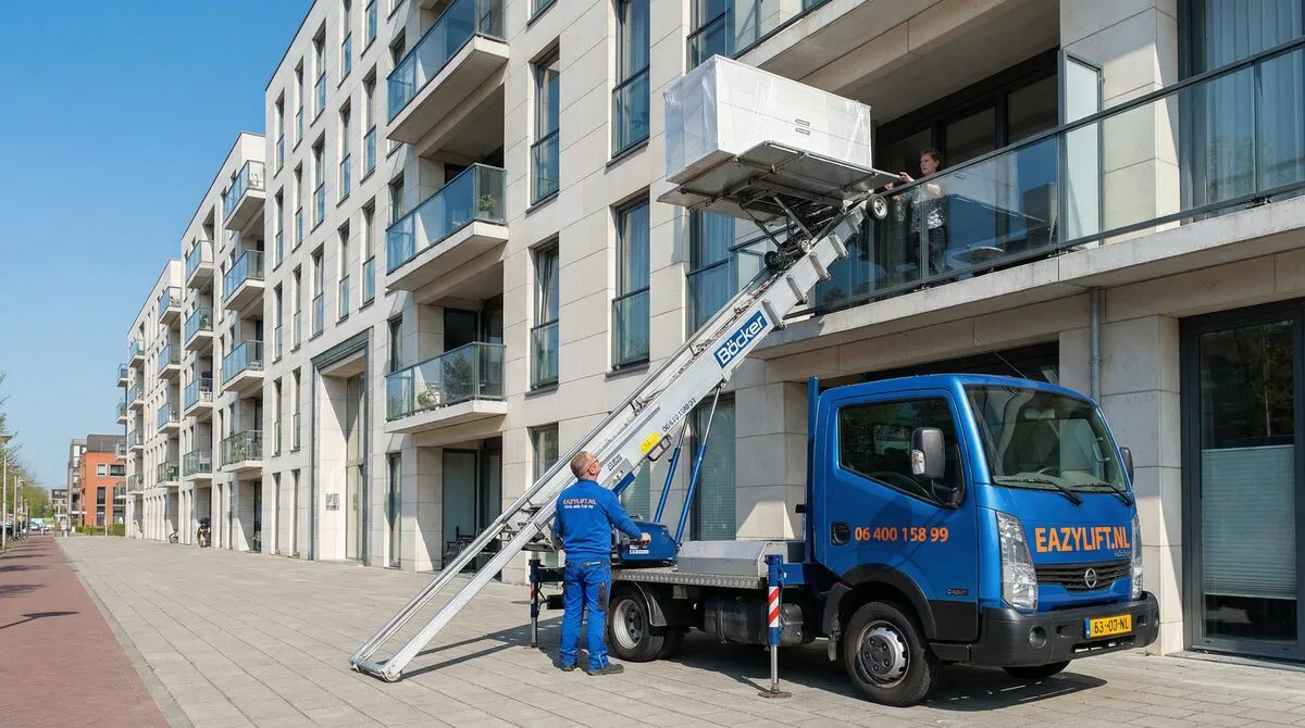 Eazylift uurservice - bemande verhuislift per uur