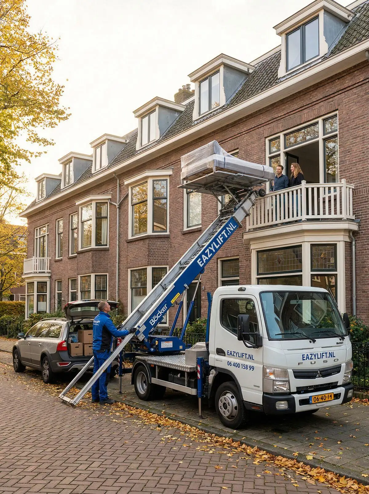 Eazylift operator aan het werk