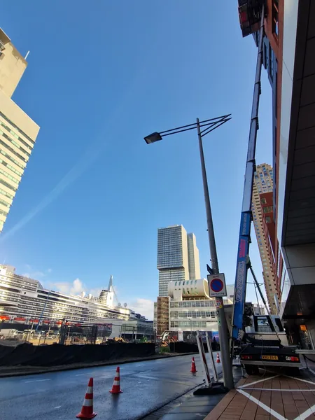 Foto van Eazylift: verhuislift van Eazylift aan het werk